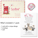 Mother'S Day Cards From Dogs, Mothers Day Card Dog Mom, Mothers Day Card From Pets, Mothers Day Card For Mom From Dog