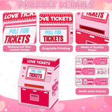 Valentine Boxes For Kids Valentines Day Cards For Kids Love Tickets Machine Boxes With 27 Valentine Cards For Girls Boys Valentines Gifts For School Class Classroom Exchange Gifts Party Favors