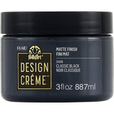 FolkArt 34938 Design Crème Paint, Classic Black, 3 oz