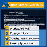 Acer AP21A8T AP21A7T 90Wh Laptop Battery Replacement for Nitro 5 PH18 Predator