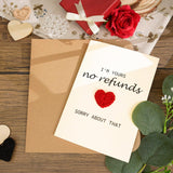 Valentines Day Card, Valentines Day Gifts For Him, Love Notes Card With Mini Heart Crochet, Romantic Valentine’S Day Card For Girlfriend, Boyfriend, Wife Or Husband, Long Distance Relationship