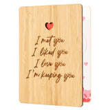 Anniversary Card For Husband Wife, Anniversary Romantic Gifts For Him Her Couple, I Love You Card For Boyfriend Girlfriend, Birthday Valentines Day Gifts