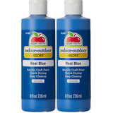 Apple Barrel Gloss Acrylic Paint in Assorted Colors (8 oz), 20424E Gloss Real Blue (Pack of 2)