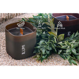 Set Of 3 Premium Scented Soy Candles Gift Set | Dusk To Dawn Collection - Canadian Cedar, Black Amber & Sandalwood | Crackling Wood Wick | Luxury Candles For Relaxation, Home Décor, Gifts | 9.8Oz Each