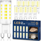 10 Pack G9 LED Bulbs 4W 6000K Daylight 40W Equivalent 400LM Bi Pin Base