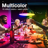 A19 Smart Light Bulbs 6 Pack RGBCW WiFi Color Changing LED 800LM E26 Alexa Google Home No Hub Required