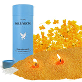 Pearled Candle 18Oz(1.1Lb) With 30 Cotton Wicks Amber Whispers Of Osmanthus - Long Lasting Powder Sand Wax Refillable Scented Candles Perfect For Home Decorative Diy