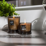 Aquiesse 99009 Mandarin Tea Large Candle in Gift Box, Smoke Brown