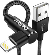 2 Pack 10FT 90 Degree Lightning Cable MFi Certified Fast Charging iPhone Charger Cord