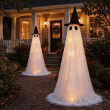 2 Pack 5 Ft Large Light Up Ghost Decor - Halloween Decorations Outdoor