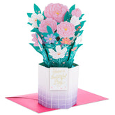 Hallmark Pop Up Mothers Day Card or Birthday Card for Women, Her, Grandma, Sister, Daughter, Friend (Pastel Flower Bouquet)