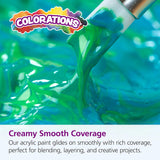 Artist Quality Acrylic Orange Paint - 16 Oz (473Ml) - Made In United States, Paraben-Free, Non-Toxic, Acrylic Paint For Adults And Kids