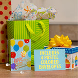 24 Pack Assorted Birthday Cards With Gold Foil, Messages, Envelopes, And Stickers | 4X6 Inch Happy Birthday Cards Bulk For Family, Kids, Friends, Work, And Office Celebrations.