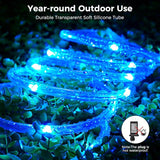 33FT Color Changing Rope Lights 100 LED Waterproof Outdoor Indoor String Lights with Remote