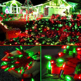 Battery Operated Christmas Lights 2 Pack, 17Ft 50 Led Mini String Light With Auto-Timer 8 Modes Waterproof Tree Lights (