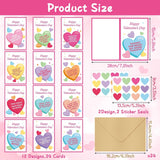 Funny Coworker Valentines Day Cards - Humorous Happy Valentine'S Day Greeting Cards Heart Stickers Envelopes Bulk Gifts For Boss Colleague Employee Office Party Favors Exchange Gift (24 Sets?