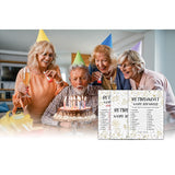 Retirement Party Games, Word Scramble Co-Worker Retirement Party Game Card, Gold Foil Retirement Party Ideas Activities Supplies Decorations(30 Game Cards & 1 Answer Card) - A07