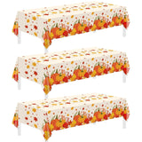 3 Pack Christmas Tablecloths Disposable,Christmas Decorations,54 x 108 Inch,Plastic Table Cloths for Rectangle Tables,Red Themed Checkered Table Covers for Xmas,Indoor,Outdoor,Birthday,Parties