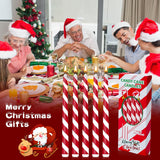 5 Pcs Christmas Taper Candles,10Inch Tall Candy Cane Red And White Stripe Candles Advent Candles Set Of 5 Dripless Advent Wreath Candle For Xmas Party Home Decor (Red White)