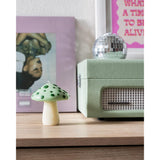 Mushroom Candle(Green)-Unscented Soy Wax Jar Candle For Mushroom Decor