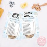 Noah'S Ark Guess Who Mommy Or Daddy Game, Baby Shower Games, Pack Of 30 Game Cards, Gender Neutral Boy Or Girl - Fa53