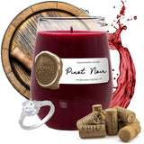 Pinot Noir Wine Glass Candle With Ring Inside (Surprise Jewelry Valued At 15 To 5,000 Dollars) Ring Size 6