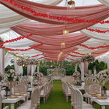 6 Pcs Wisteria Flower Garlands Red Artificial Wisteria Hanging Flowers 6.7 Feet Silk Flowers Vines Hydrangea Garland For Backdrop Wedding Arch Party Outdoor Home Wall Garden Table Decor