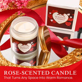 10-Piece Luxury Valentine'S Day Gift Box For Her | Ultimate Romantic Set With Insulated Tumbler, Scented Candle, And Rose Bouquet