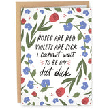 Funny Valentine'S Day Card For Boyfriend | I Cannot Wait To Be On Dat | Naughty Birthday Card For Men | Funny Anniversary Cards For Husband