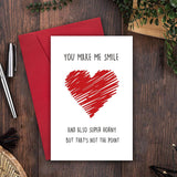 Naughty Anniversary Card, Love Card, Sexy Card For Boyfriend Husband, Girlfriend Raunchy Gift, Valentine'S Day Card