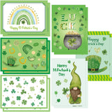 Happy St. Patrick'S Day Cards 12 Pack Assorted Greeting Notes Cards With Envelopes