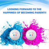 Gender Reveal Exploding Golf Balls, Pregnancy Announcement Golf Game Set, Boy Or Girl Exploding Sport Balls With Powder, Baby Bottle Sign Putters Or Pearls/Baby Reveal Ideas Party Supplies
