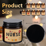9 Pieces Nurse Appreciation Gifts Cna Week Gifts Nursing Scented Candles 3.5 Oz Soy Wax Candles For Nursing School Student, Birthday Retirement
