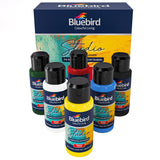 BLUEBIRD Studio Acrylic Paints, Primary Colors, 6-Pack 3.4 Fl Oz each, Basic Acrylic Paint For DIY Crafts & Beginner Artists