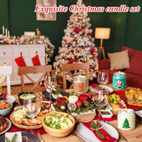 6 Pcs Christmas Scented Candles Bulk, 3.5Oz Mini Christmas Gifts For Women & Men Natural Soy Wax With Holiday Candle Include 6 Different Scents Ideal For Xmas, New Year, And Winter Home Decor