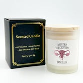 Vanilla Scented Soy Jar Candle, Hysterectomy Recovery Gift, White1