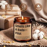 Aviator Candle, Pilot Gifts For Men, Women - Airplane, Aviation Gifts For Pilots - Cool Valentines, Birthday, Graduation Presents For Aviator Friend, Dad, Son, Husband - Funny Aviation Decor