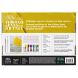 Winsor & Newton Galeria Acrylic Paint, Set of 10x12ml Tubes (includes 2 Brushes, Pad, Palette)