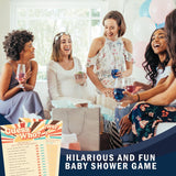 Here Comes The Son Baby Shower Games – 50 Pack Boy Baby Shower Activities, Retro Sunshine Theme, Includes Bingo And Guess Who