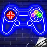 Game Controller Neon Sign LED Gaming Wall Light for Teen Boys Bedroom Game Room Decor