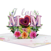 - Mom’S Special Day 3D Pop-Up Card - 6"X8" Floral Love Bloom, Surprise Unique Way To Say ‘I Love You’, For Her Smile On Birthdays & Beyond, Cherished Moments With Mama