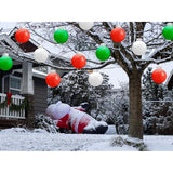 9 Pcs Outdoor Christmas Decorations, Large Inflatable Christmas Balls For Yards, Lawns, Porches, Gardens, Front Doors Or
