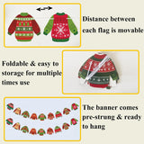 Ugly Sweater Banner Christmas Ugly Sweater Party Decorations, It'S About To Get Ugly Party Decor Indoor Outdoor Xmas Winter Holiday Party Decoration Supplies