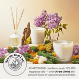 Signature Scented Candles For Home, Wild Mint & Ivy - 10.5 Oz - Soy Wax, Non Toxic, Large Jar White - Luxury Candle Gifts For Women & Men - Eucalyptus, Patchouli, Cedarwood, And Rose