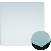 1 Pcs 12 X 12 X 0.3 Inch Tempered Frosted Glass Paint Muller Slab Mineral Pigment Grinding Plate For Diy Oil Painting Watercolor Oil Acrylic Painting
