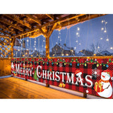 Large Merry Christmas Banner Outdoor Xmas Decorations Christmas Red Buffalo Plaid Banner Yard Sign Decorations Merry Christmas Decorations