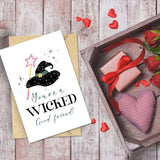 24 Pack Witchy Valentine'S Day Cards For Girls Boys, 6 Designs Wicked Valentines Cards With Envelopes, Magical Galentine'S Day Gift For Best Friends, 4X6In