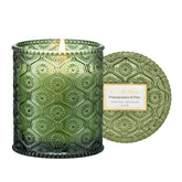 Pine & Pomegranate Candle | Lemon, Pomegranate & Pine | 6 Oz Natural Soy Wax | 40 Hours Clean Burn | Gift-Ready For Hosts, Gatherings | Elegant Home Décor