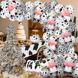 61 Pcs Cow Print Balloons Party Decoration Christmas Ball Ornaments Western Cow Balloons Theme Decorations For Farm Animal Themed Baby Shower Birthday Party Supplies Diy Craft Christmas Tree