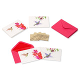 Blank Cards With Envelopes, Watercolor Hummingbirds (20-Count)